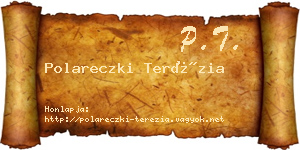 Polareczki Terézia névjegykártya